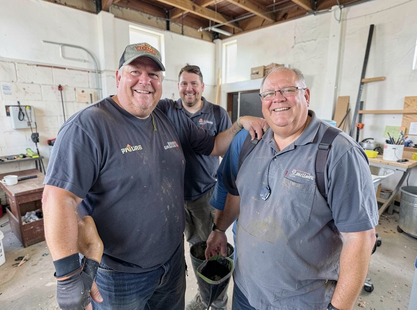 The Roofing Contractor Eau Claire team at work in Eau Claire