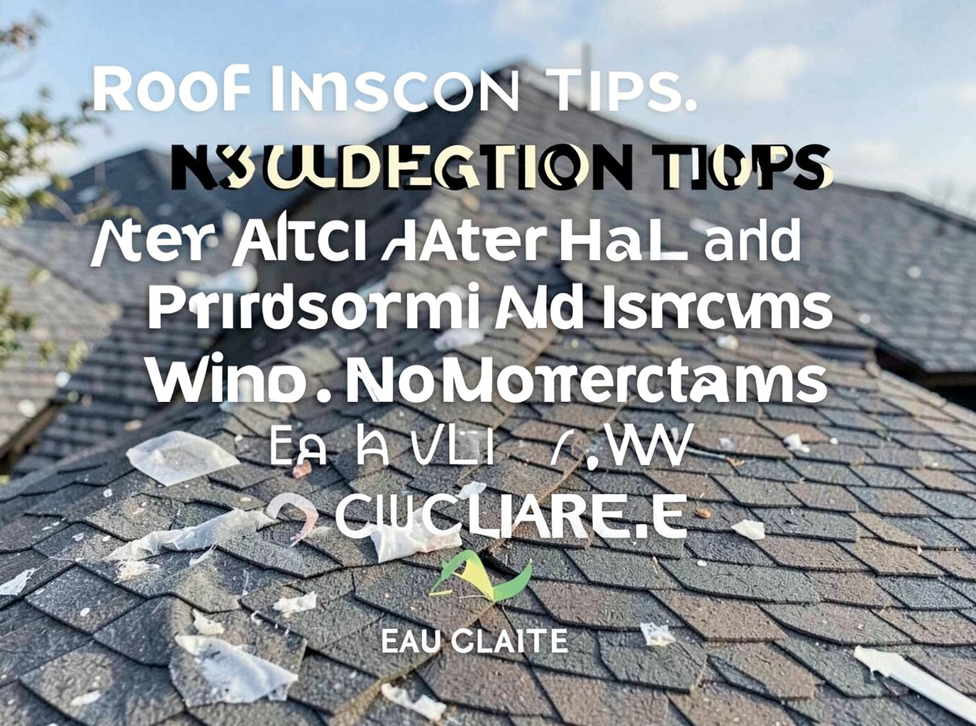 Roof Inspection Tips After Hail and Windstorms in Eau Claire, WI