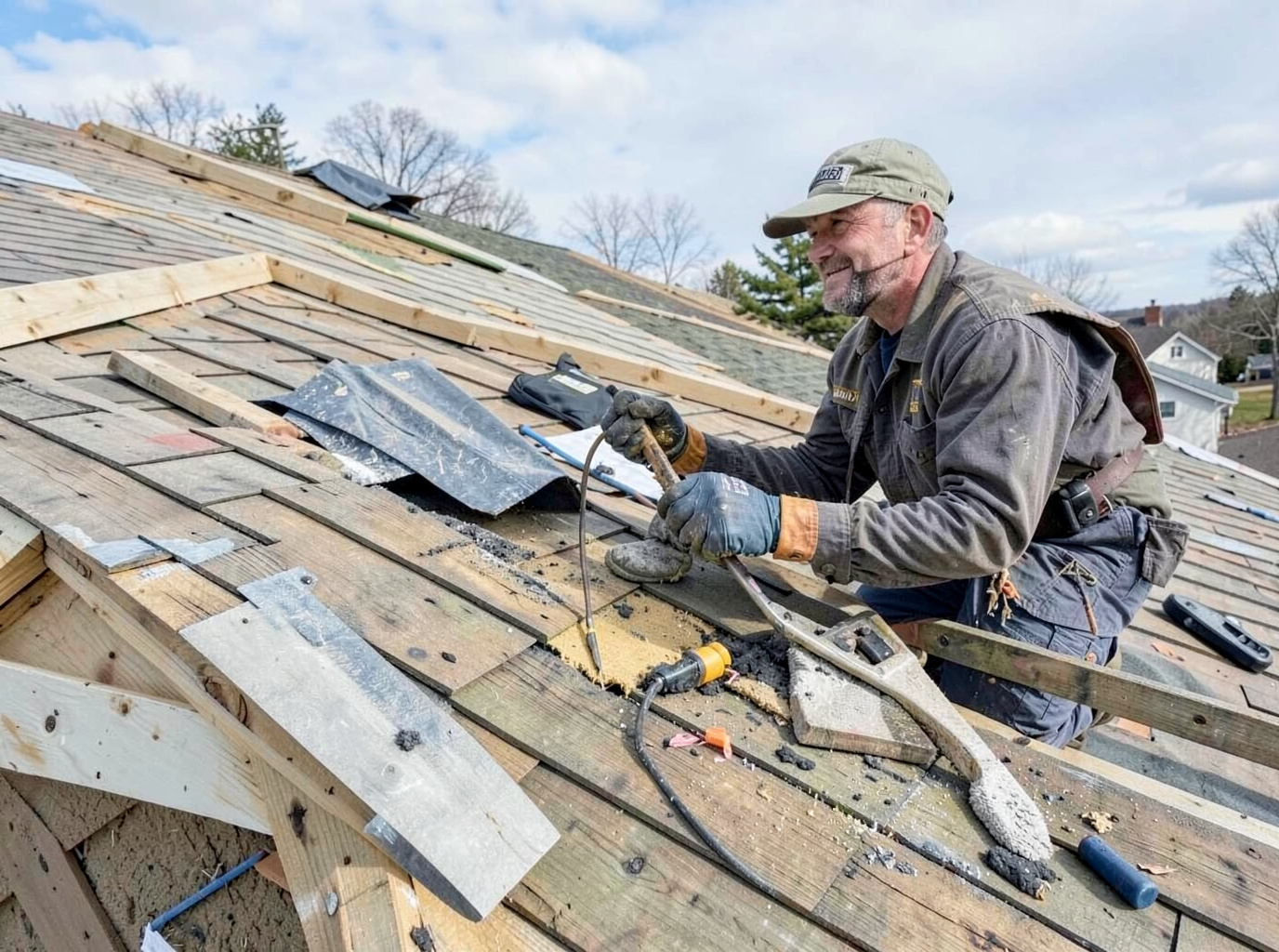 roofing contractor in East Hill, WI